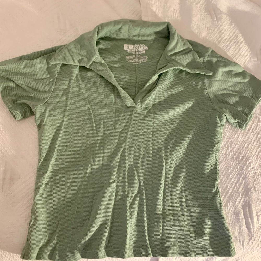 BIG BUD PRESS Fisherman Polo Size L Teal